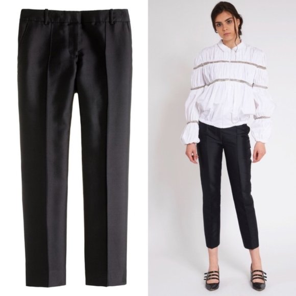 J. Crew Pants - J.Crew Collection Cafe Capri Shantung Silk Pants
